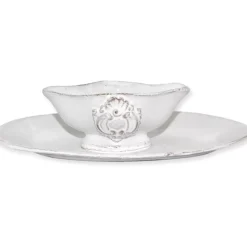 Charles Gravy Boat With Saucer