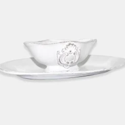 Charles Gravy Boat With Saucer