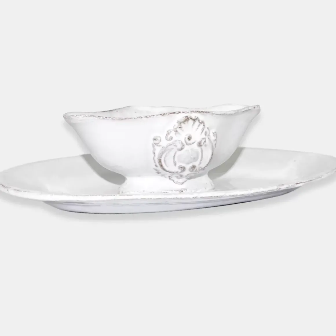 Charles Gravy Boat With Saucer