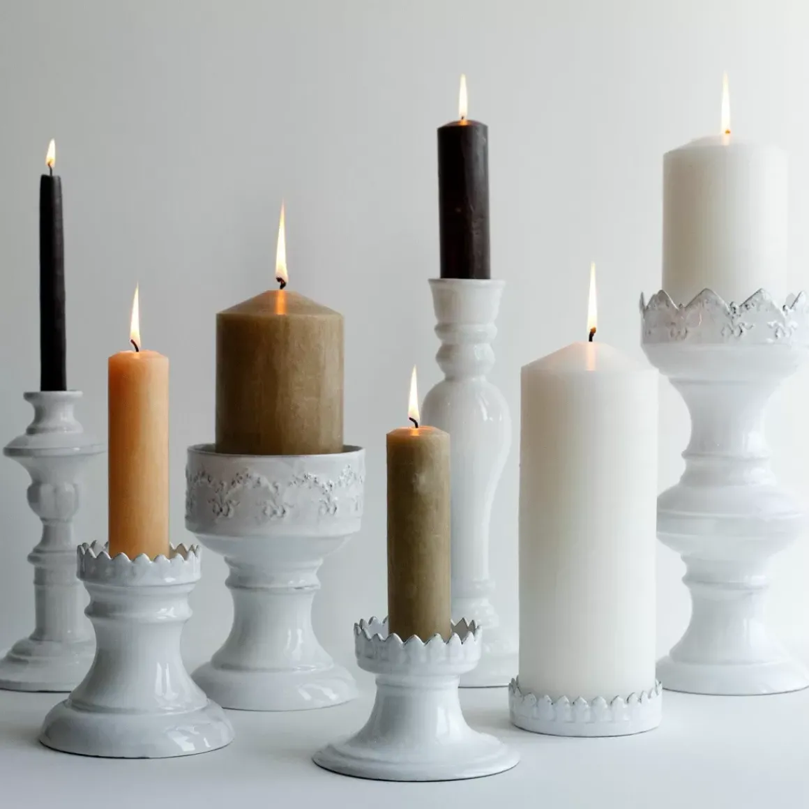 Couronne Candle Holder On Foot