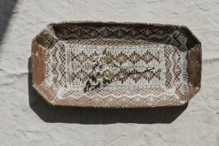 Dentelle Raw Clay Finish Platter