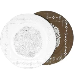Dentelle Raw Clay Plate