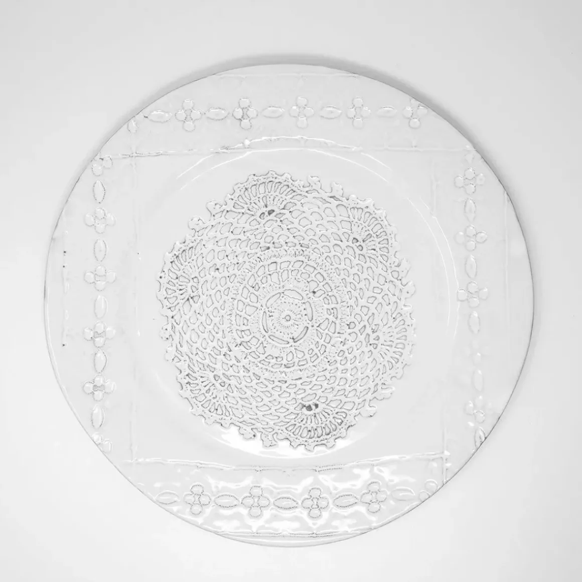 Dentelle Raw Clay Plate