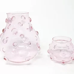 Mademoiselle Carafe & Glass Pink