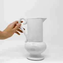 Paris Pitcher With Decorated Handle